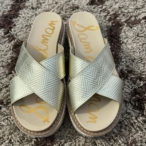 Worn once platform sandal Sam Edelman